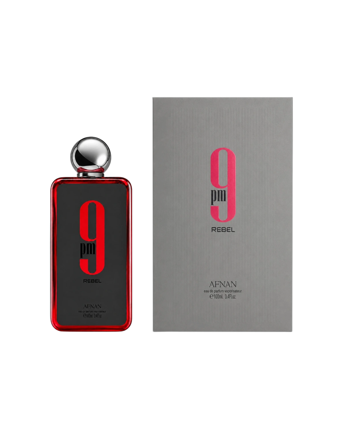Kit Afnan 9PM Rebel 100ML + Body Spray + Del de Banho · Body Mist