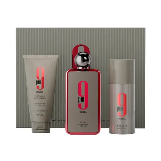Kit Afnan 9PM Rebel Edp (U) - 3 Peças