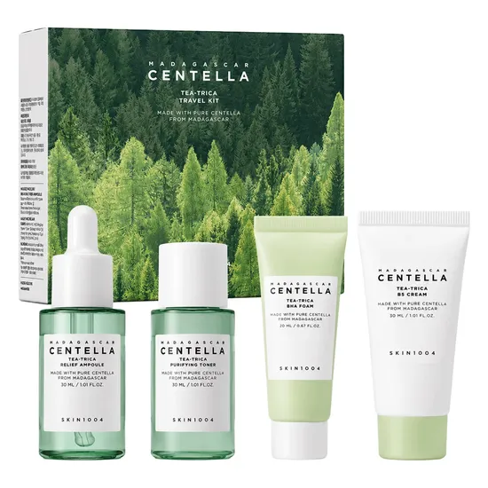 Cuidado Facial SKIN1004 Madagascar Centella Tea-Trica Travel - 4 Unidades · Kit