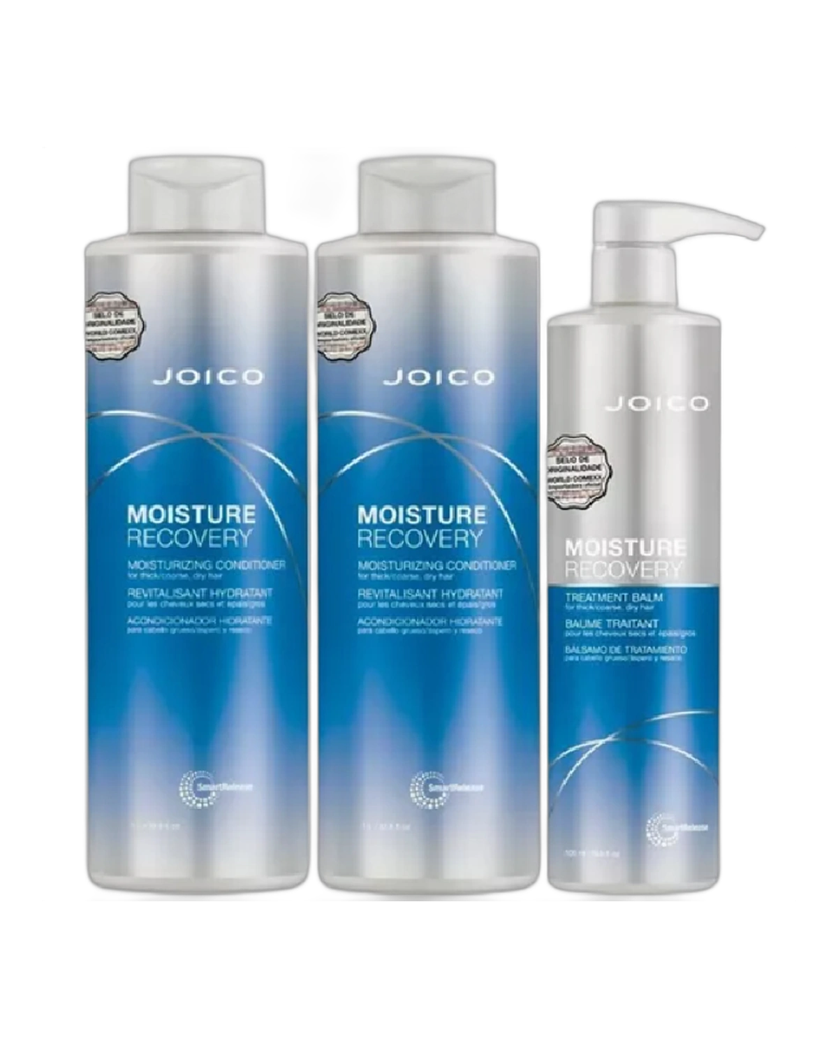 Joico Moisture Recovery SH+Cond 1000ML+Masc 500ML · Kit