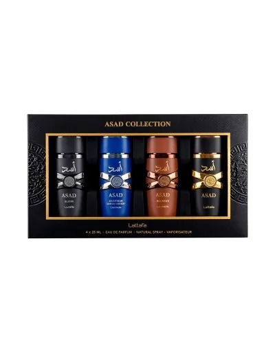 Kit Lattafa Asad Collection Edp 4X25ML — 3