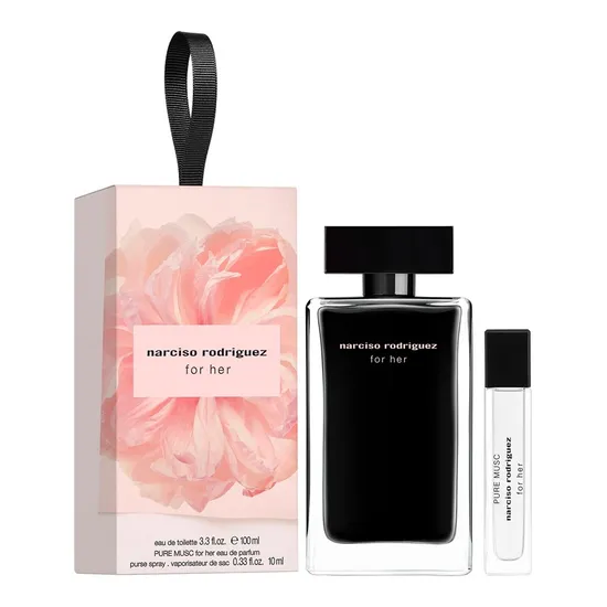 Kit Narciso Rodriguez For Her - 2 Em 1 - Perfume Edt 100ML + Perfume