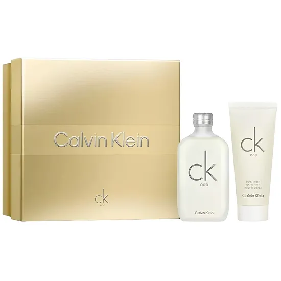 Kit Perfume Calvin Klein CK One Edt 100ML + Gel de Banho 100ML - Unissex 2 Peças