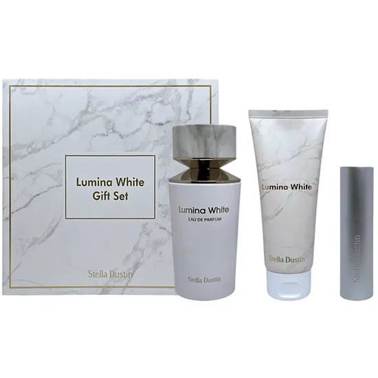Kit Perfume Feminino Stella Dustin Lumina White Edp 100ML + Loção Corporal