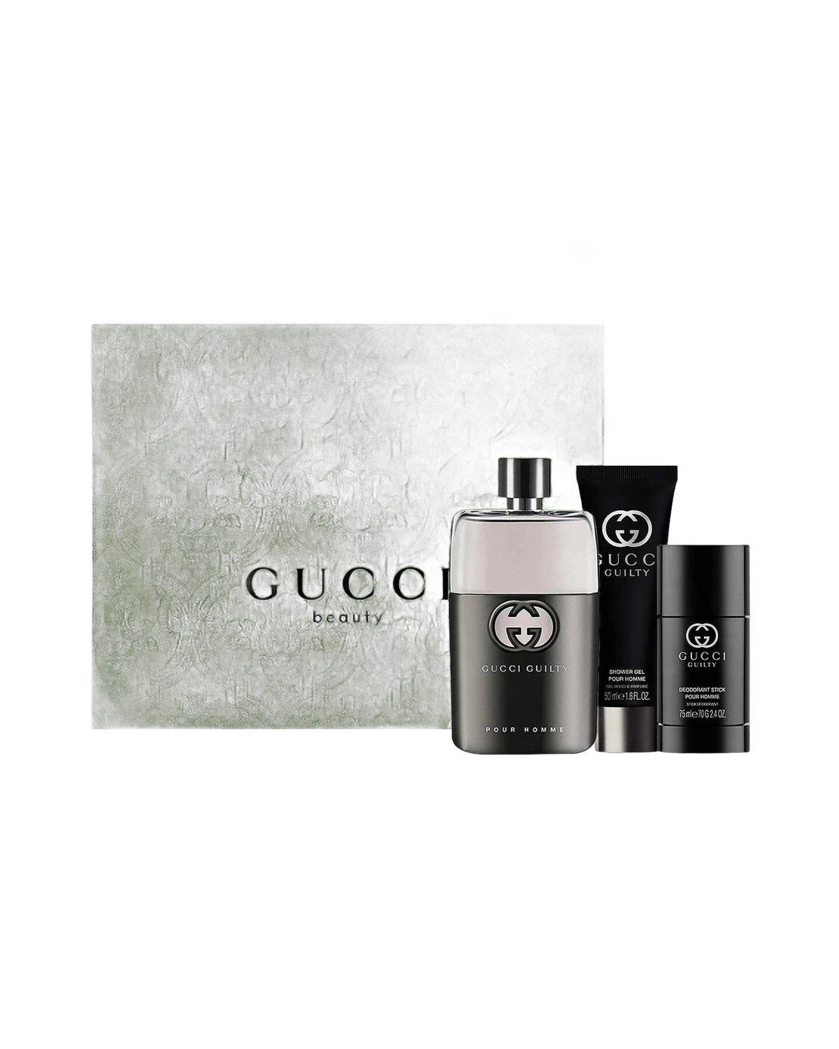 Kit Perfume Gucci Guilty Edp 90ML+Desodorante 75G+Shower Gel