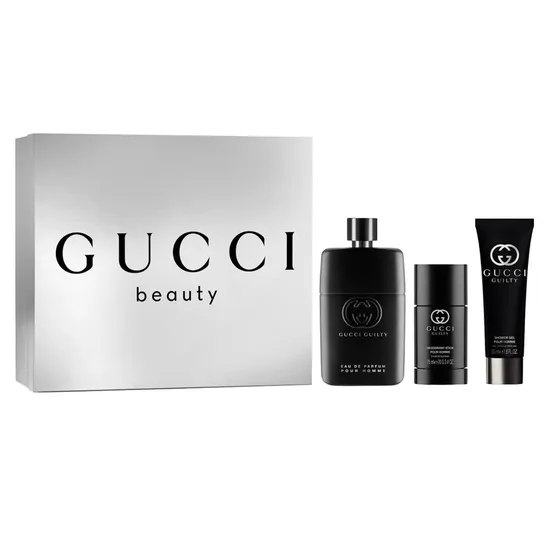 Kit Perfume Gucci Guilty Pour Homme Edp 90ML 3 Peças