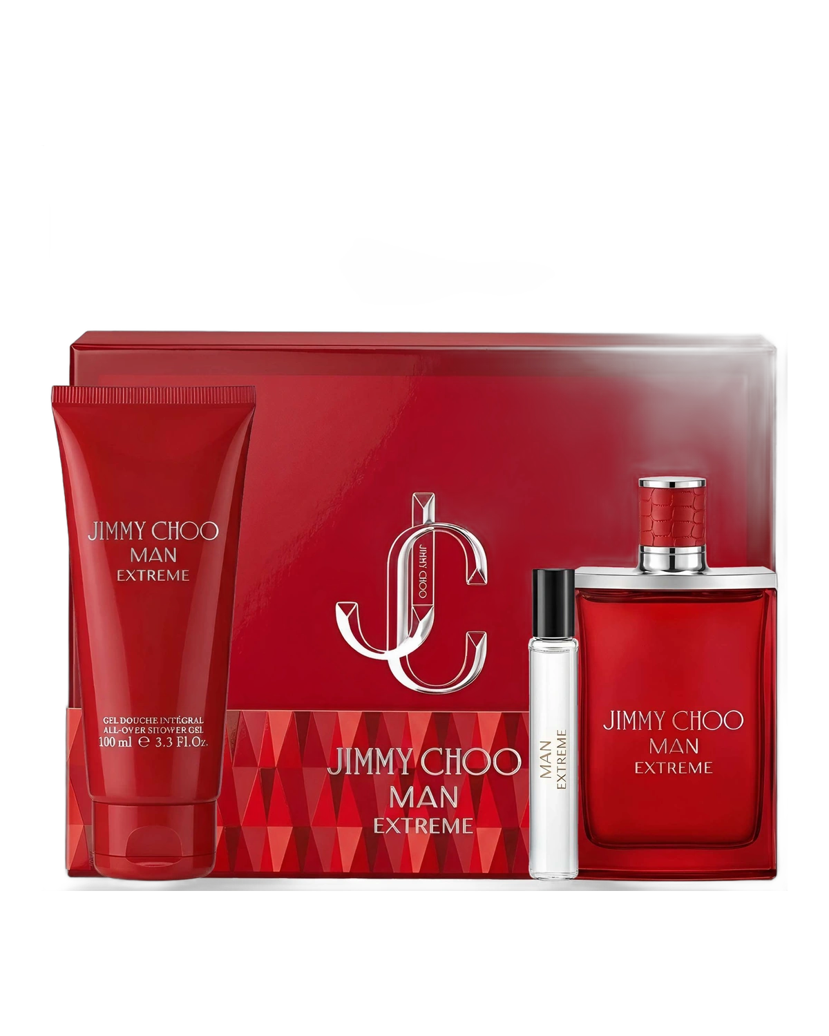 Jimmy Choo Man Extreme Kit Men 100ML Edp+7.5ML+Shower Gel — 2