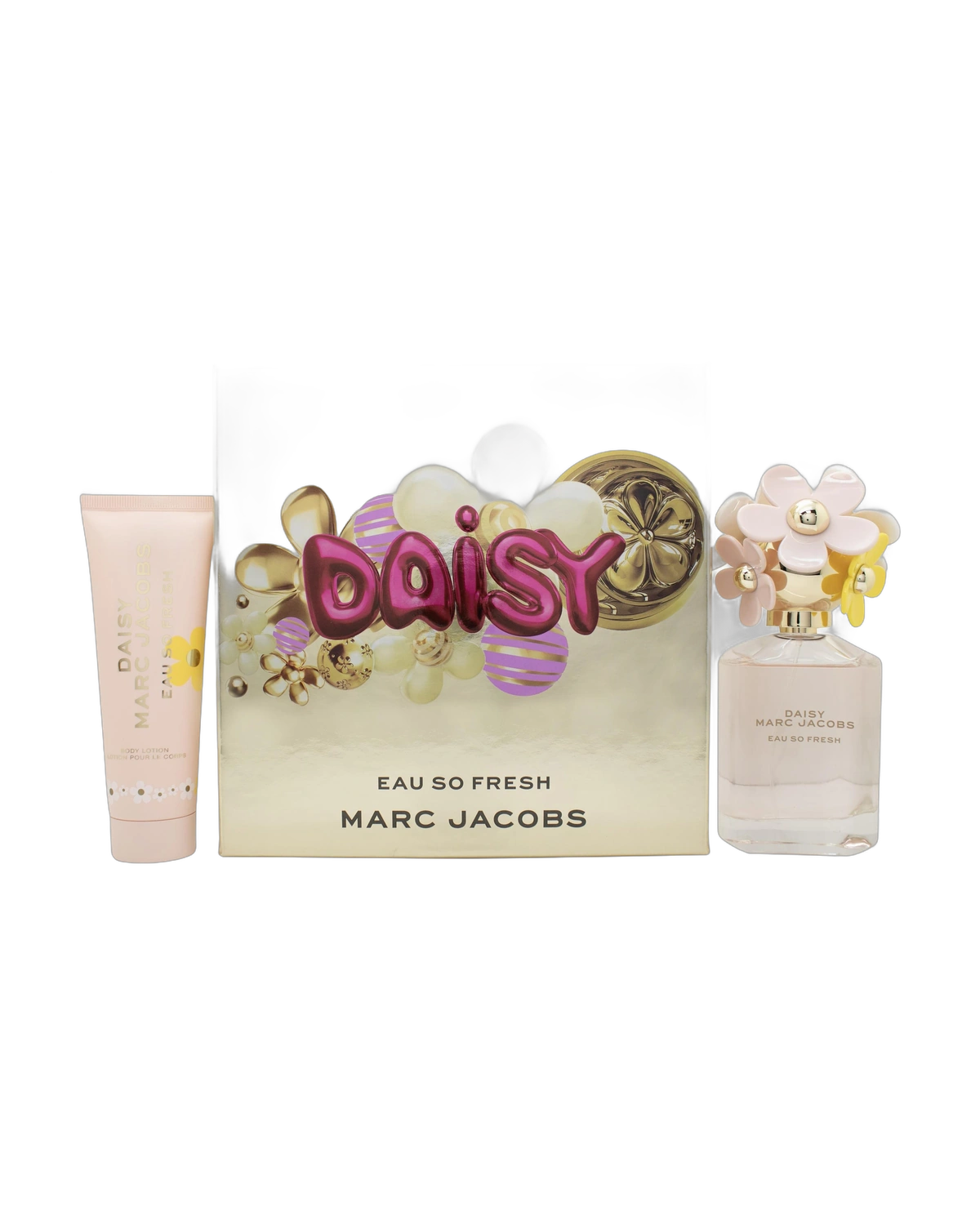 Kit Perfume Marc Jacobs Daisy Eau So Fresh Edt 75ML+Body Lotion