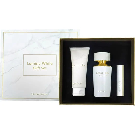 Kit Perfume Stella Dustin Lumina White - Feminino 3 Peças