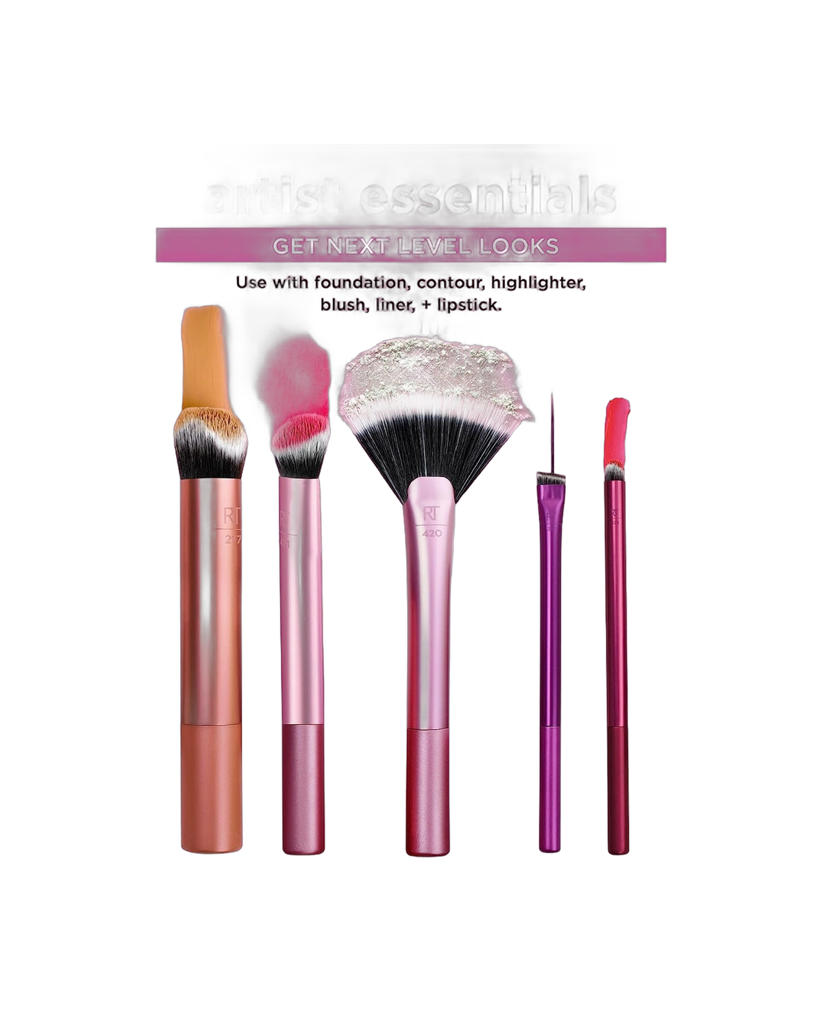 Kit Pincel Real Techniques Eye-Conic Essentials | RT370 (4 Peças)