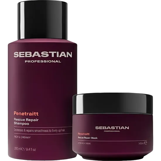 Kit Sebastian Professional Penetraitt Shampoo 280ML + Máscara Capilar 145ML
