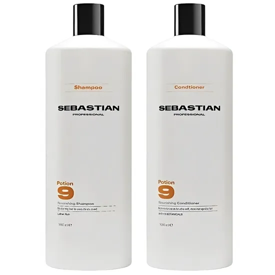 Kit Sebastian Professional Potion 9 Nourishing Shampoo 1000ML + Condicionador 1000ML