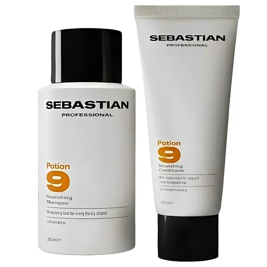 Kit Sebastian Professional Potion 9 Shampoo Nutritivo 280ML + Condicionador 200ML