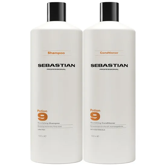 Kit Shampoo + Condicionador Sebastian Professional Potion 9 Nourishing 1000ML