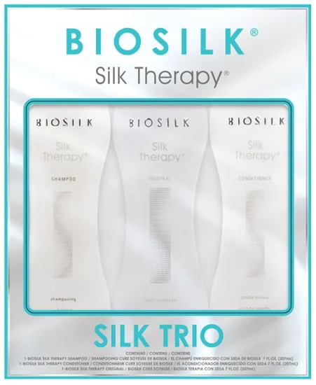 Kit Shampoo+Codicionador+Tratamento Biosilk Silk Therapy (3 de 207ML)