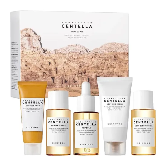 Skin 1004 Madagascar Centella Travel 5 Peças · Kit