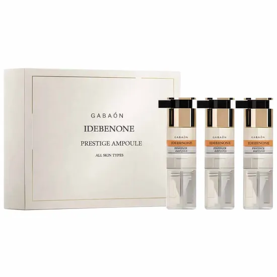 Kit Sérum Facial Gabaón Idebenone Prestige Ampoule 9ML + 1ML + 1ML · Ampola