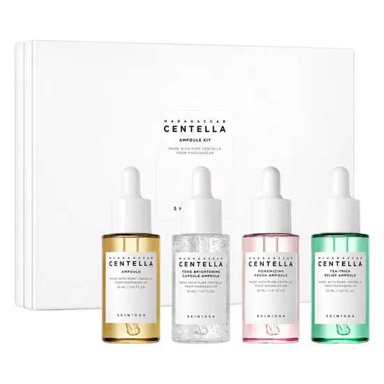 Kit Sérum Facial SKIN1004 Madagascar Centella Ampoule 30ML - 4 Unidades · Ampola