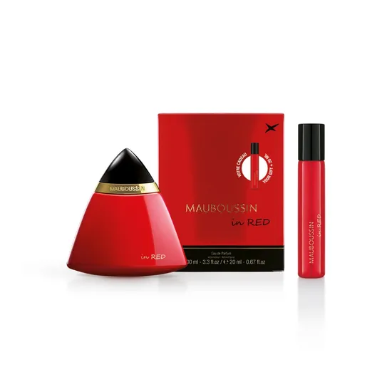 Kit de Perfume Mauboussin In Red Travel Edition Edp - Feminino 100ML +