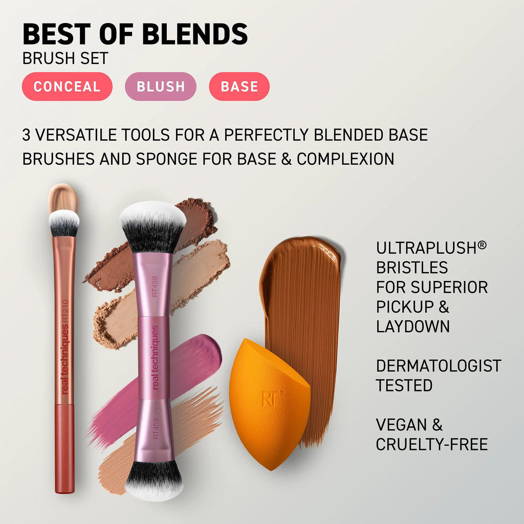 Kit de Pincel+Pincel Difuminador Real Techniques Best Of Blends | RT459
