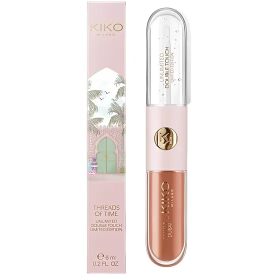 Líquido Kiko Milano Threads Of Time Unlimited Double Touch - 02 Nutty Nude · Batom