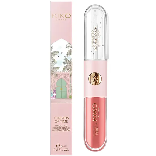 Líquido Kiko Milano Threads Of Time Unlimited Double Touch - 04 Warm Mauve · Batom