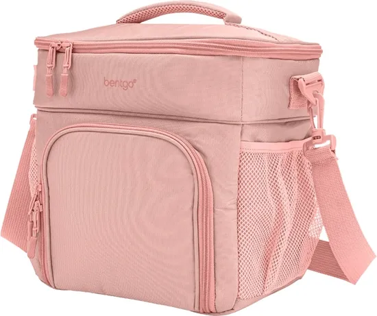 Lancheira Escolar Bentgo Prep Deluxe Multimeal Bag - Bgprpbag-M Blush · Primer