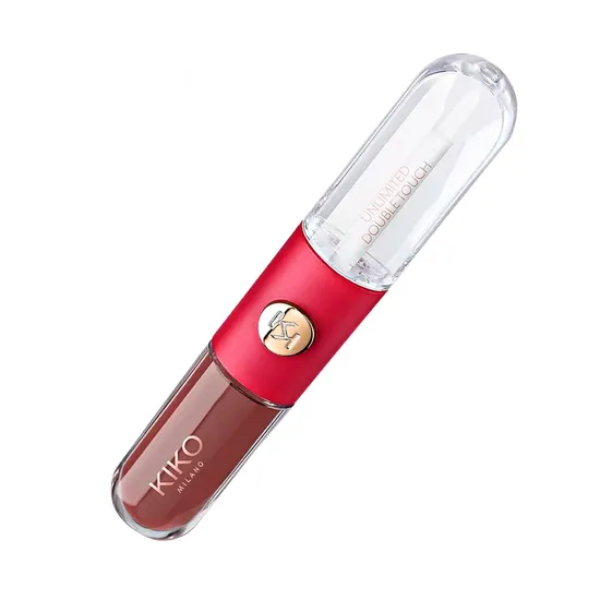 Labial Kiko Milano Unlimited Double Touch Emma Roberts (08 Glassy Grape) · Gloss
