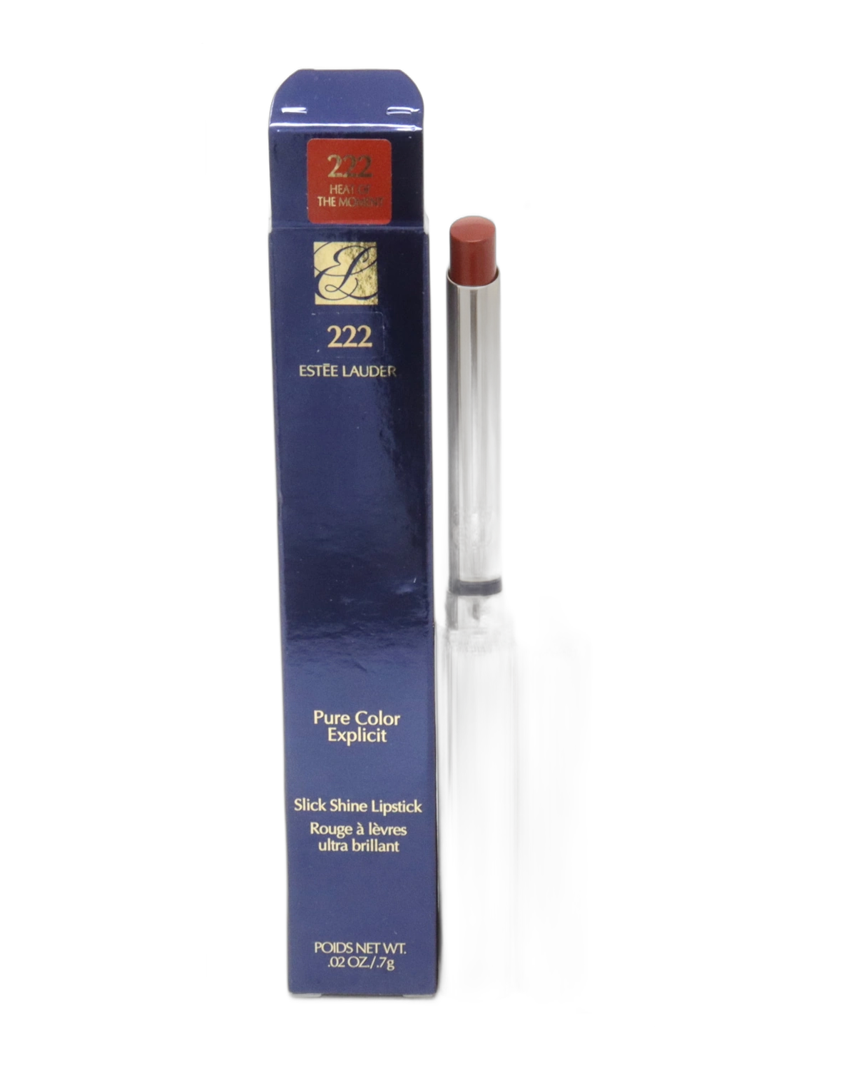 Labial Estée Lauder Pure Color Explicit 222 Heat Of The Moment · Lápis