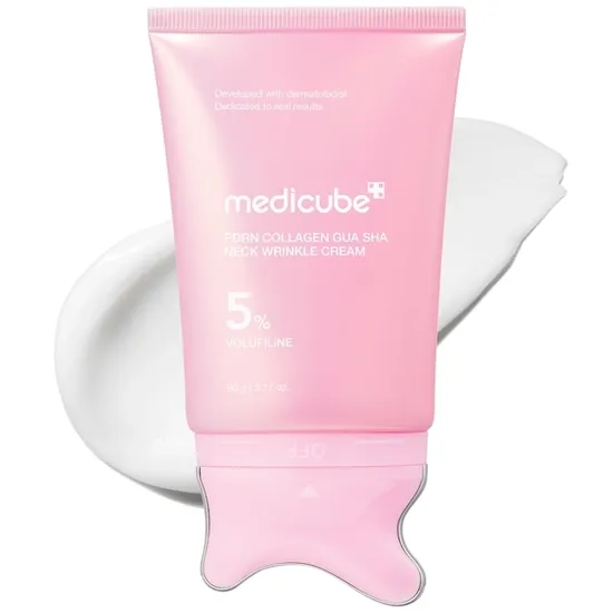 Medicube PDRN Collagen Gua Sha Neck Cream 5%Volufiline · Creme Facial