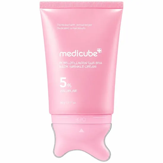 Medicube PDRN Collagen Gua Sha Neck Wrinkle Cream · Creme Facial
