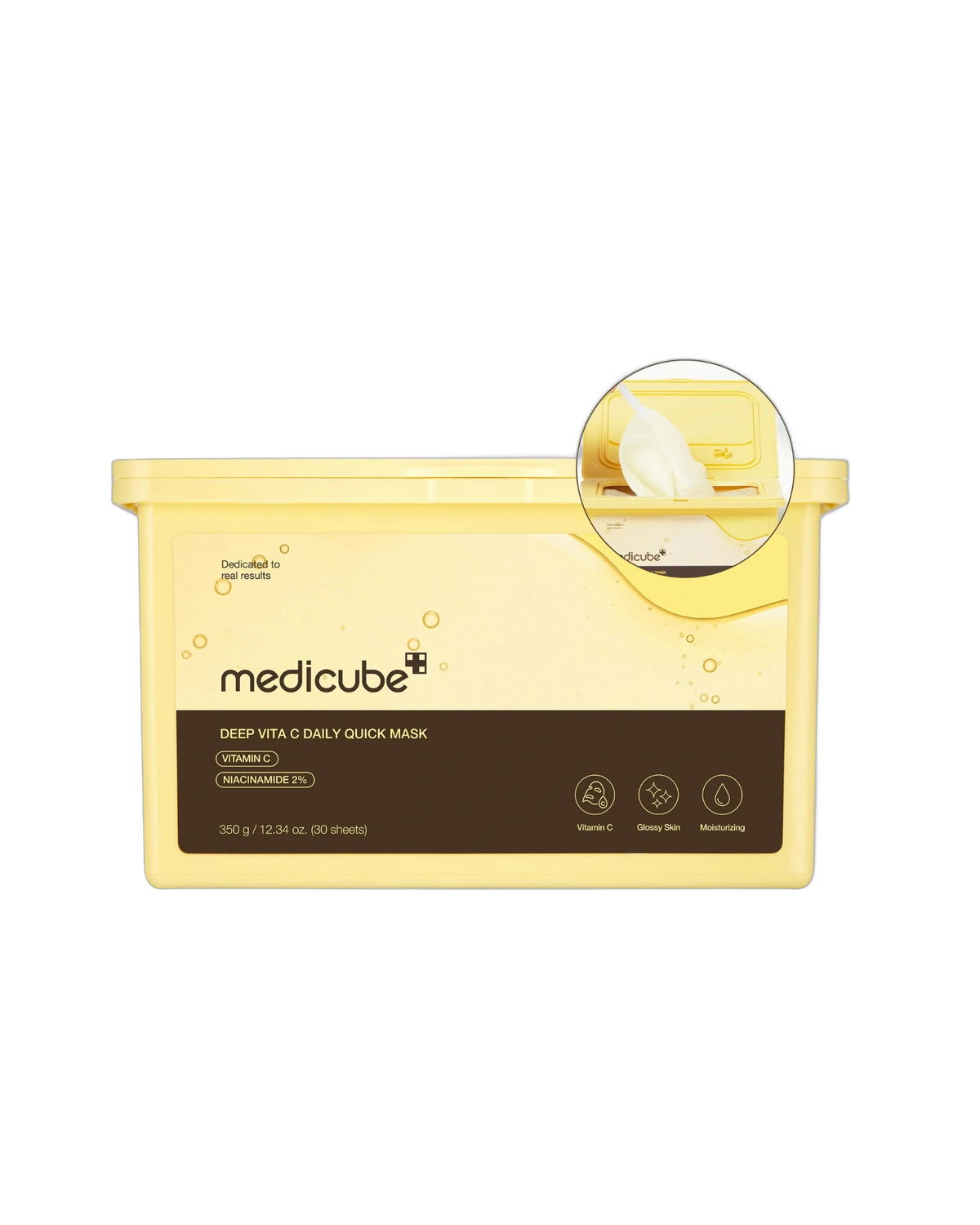 Medicube Deep Vita C Daily Quick 350G (30 Unidades) · Máscara Facial