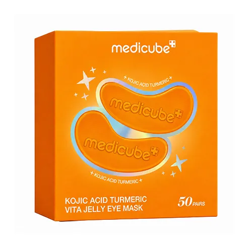 Máscara para Olhos Medicube Kojic Acid Turmeric Vita Jelly 50 Pares · Máscara Facial