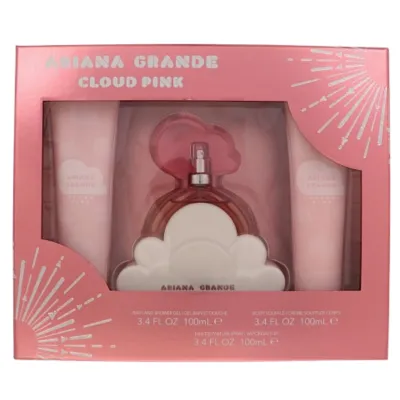 Ariana Grande Kit Cloud Pink 100ML Edp+100ML Gel+100ML Souffle