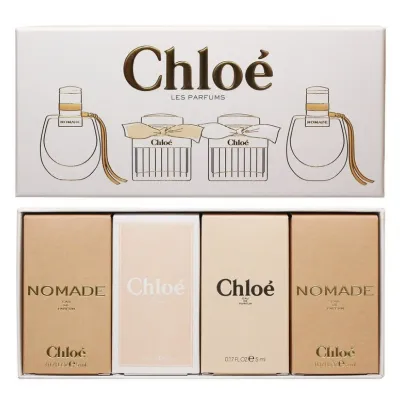 Chloe Kit 4PCS Mini 5ML (Nomade Edt,Nomade Edp,Chloe Edp,Chloe