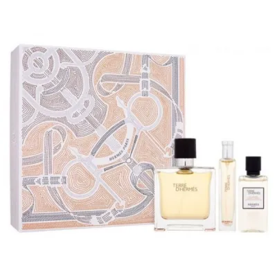 Hermes Terre D Hermes Kit 100ML+ 15ML+ 40ML Gel+ Pouch