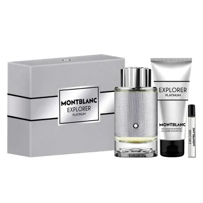 Montblanc Explore Platinun M Kit( 100ML Edp+100ML SH/G+7.5ML
