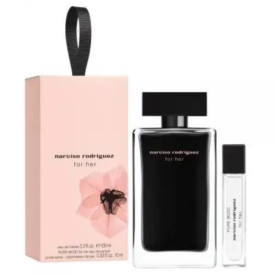 Narciso Rodriguez For Her Kit F 100ML Edt+ Mini Pure Musc 10M