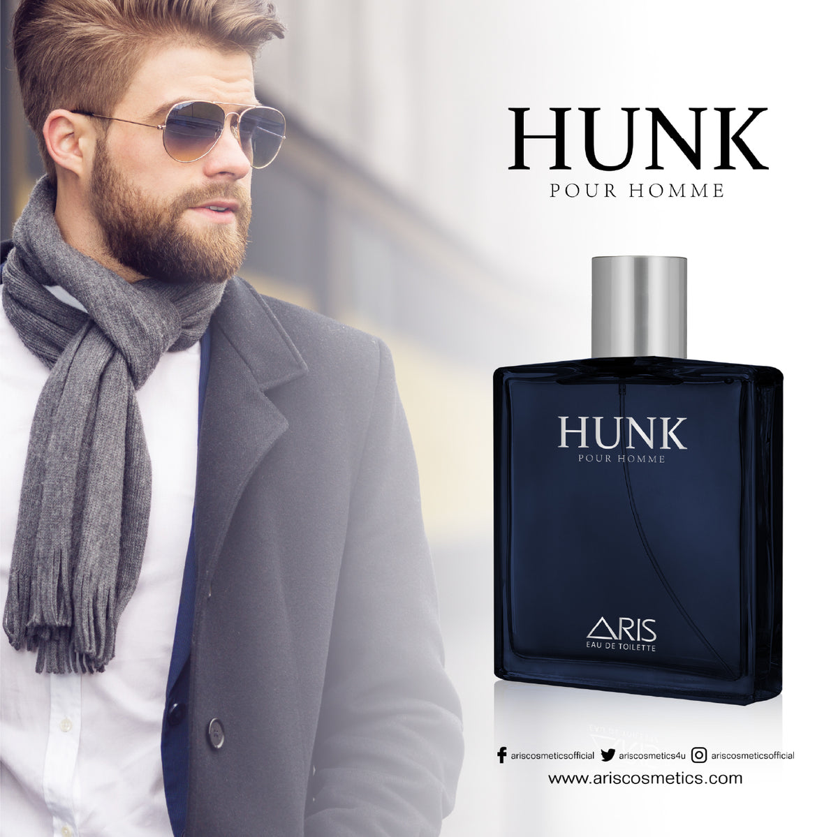 Perfume Aris Hunk Men Eau de Parfum Masculino 100ML