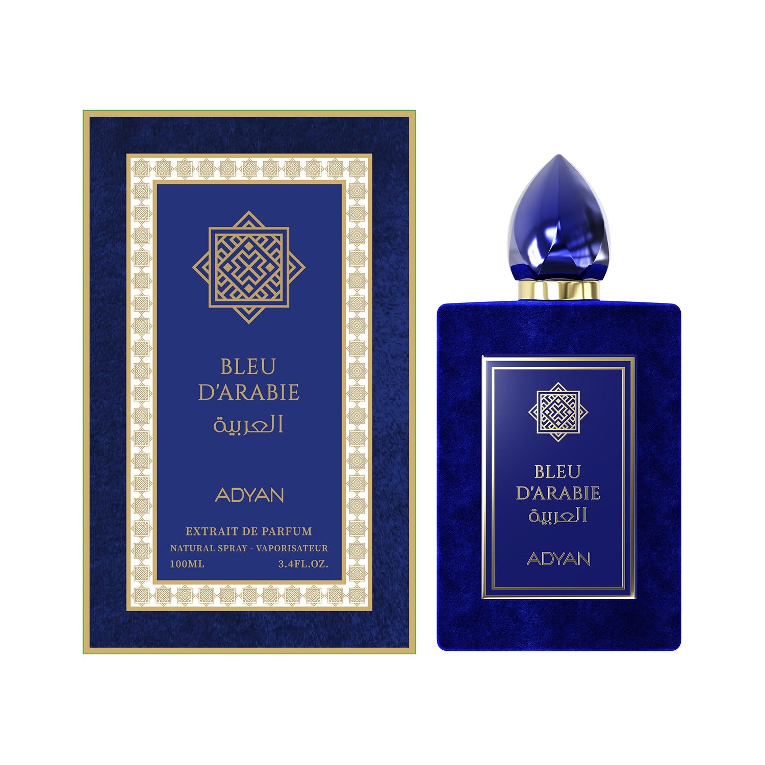 PL Adyan Bleu D'Arabie Extrait de Parfum 100ML Perfume Via Brasil