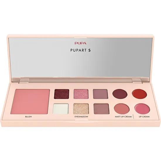 Paleta de Maquiagem Pupa Milano Pupart s - 001 Ivory
