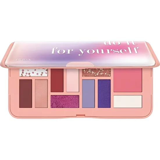 Paleta de Sombras Pupa Milano Life In Color M 11 Tons - 001 Apricot