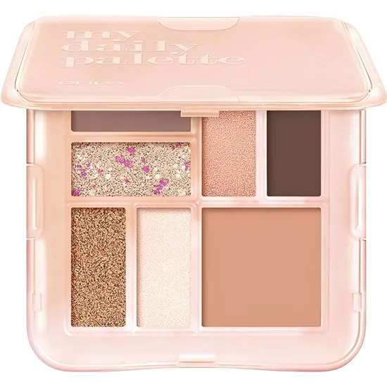 Paleta de Sombras Pupa Milano MY Daily 7 Tons - 002 Tender Apricot