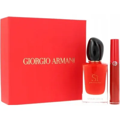 Perf Fem Kit Armani Si Passione Edp 50ML + Lipstick Lip Maestro