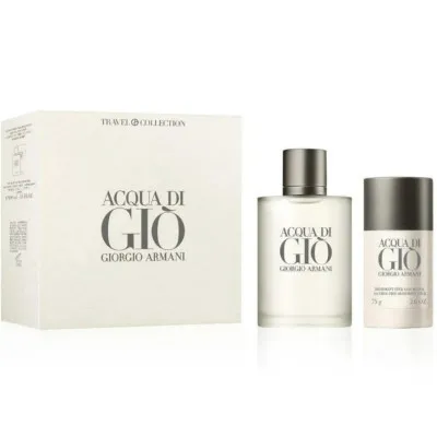 Perf Masc Kit Armani Acqua Di Gio Edt 100ML + Deo (Sem Alcool)