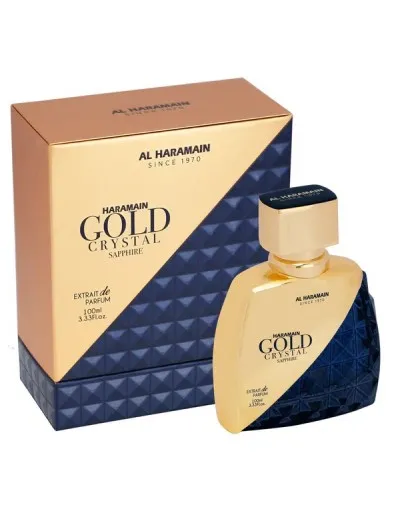 Al Haramain Gold Crystal Sapphire Ext de