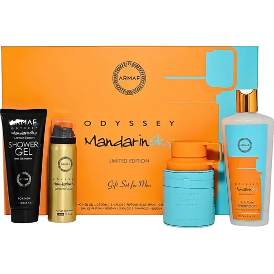 Armaf Odyssey Kit Mandarin SKY Masculino 100ML Shower Gel+Shampoo