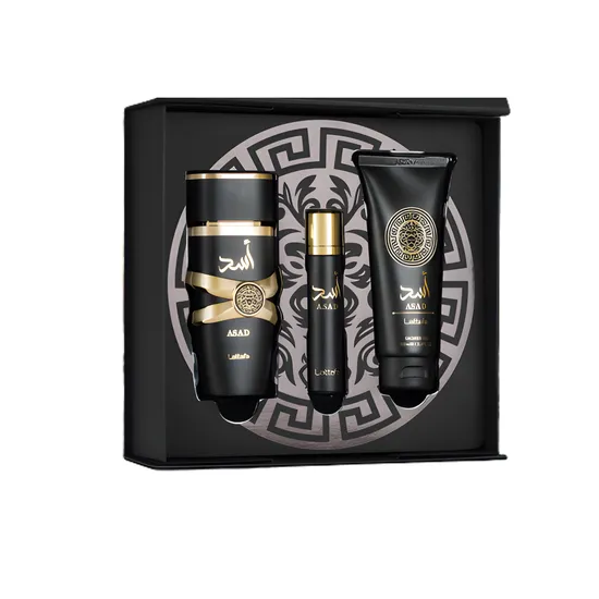 Lattafa Kit Asad 100ML+12ML+100ML Show