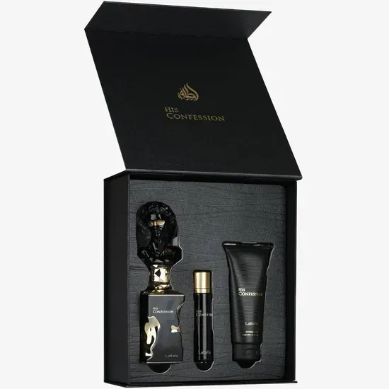 Lattafa Kit His Confession 100ML+12ML+100ML Show