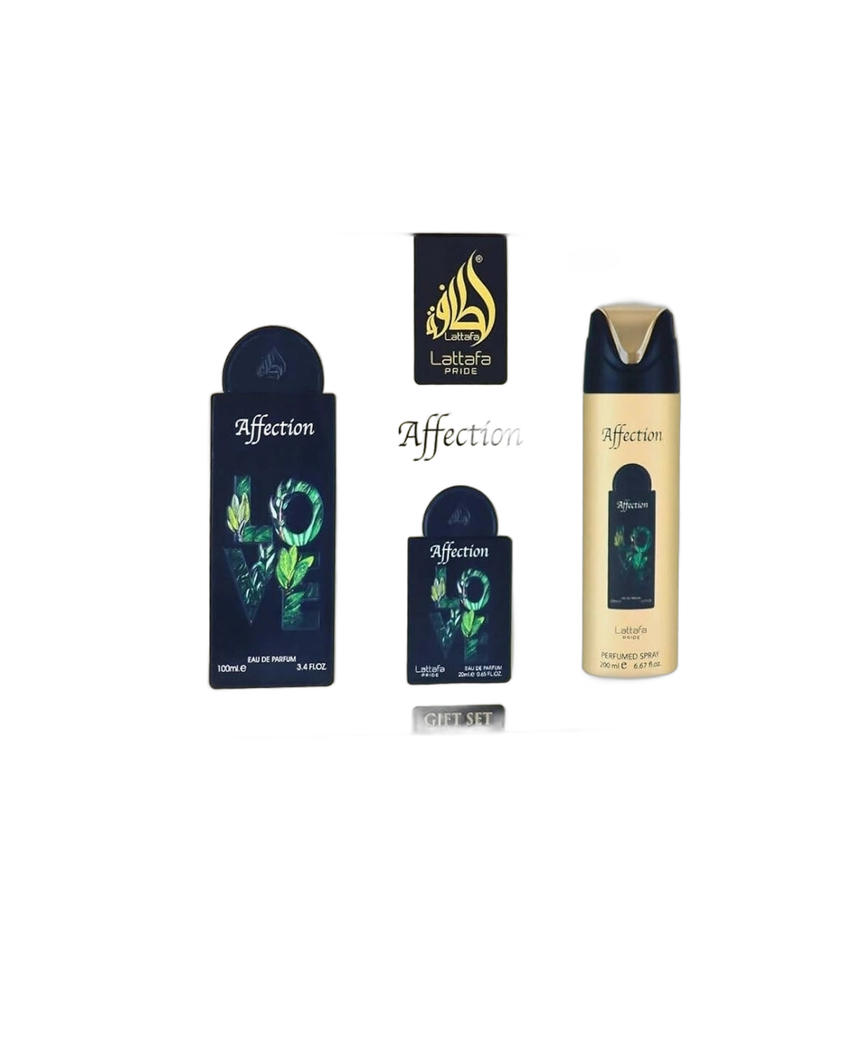 Lattafa Pride Kit Arte Da Natureza I 100ML Edp + 20ML + Spray